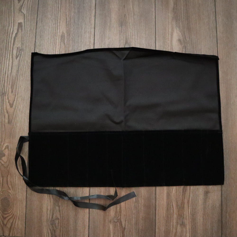 Black fabric portfolio case with carrying strap for 10/12 inch Tuning Fork Carry Bag