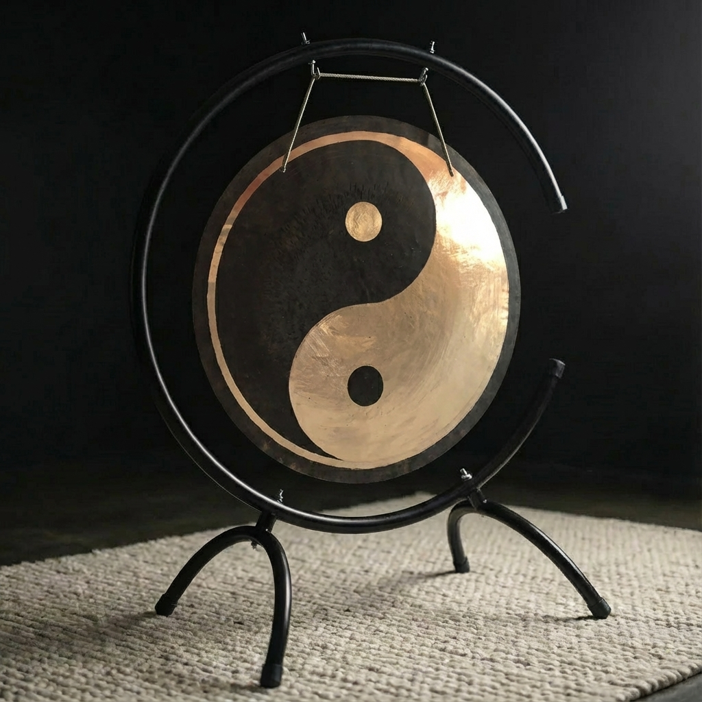 12 to 48 Inch Yin Yang Wind Gong for Sound Healing