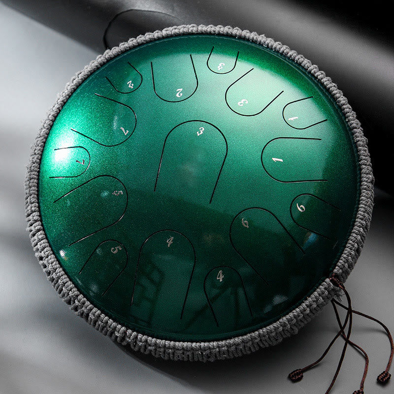 14-inch Steel Tongue Drum Meditation Kit for Mindfulness