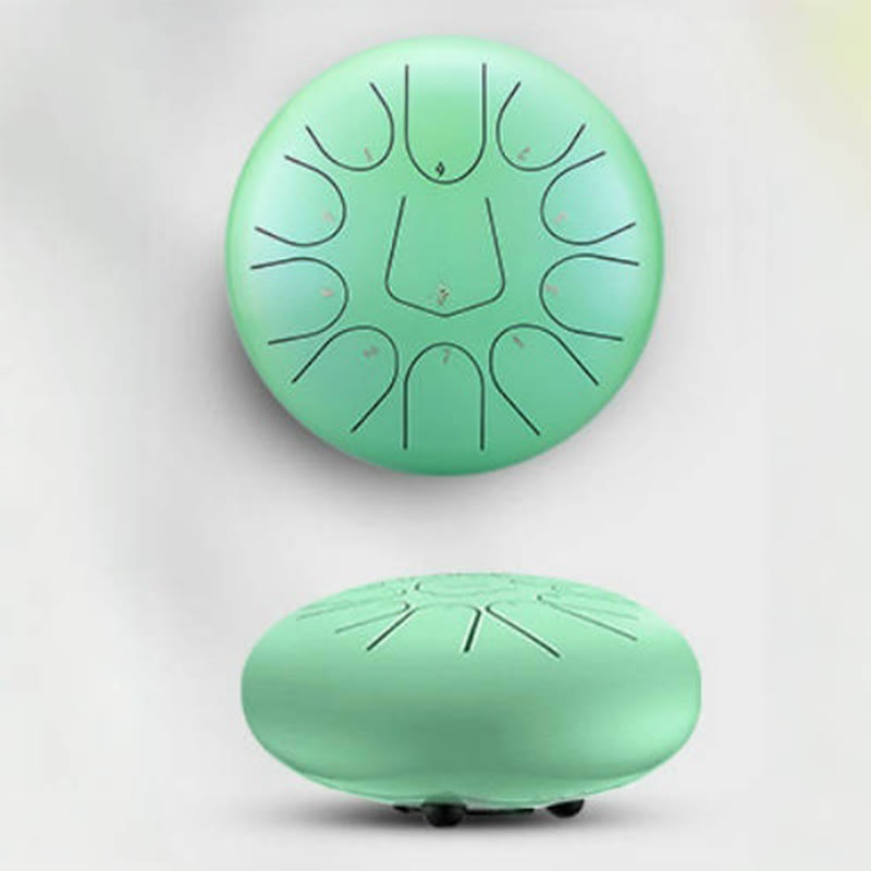 12 Inch C Major Steel Tongue Drum 13 Note Meditation Sound Healing Kit