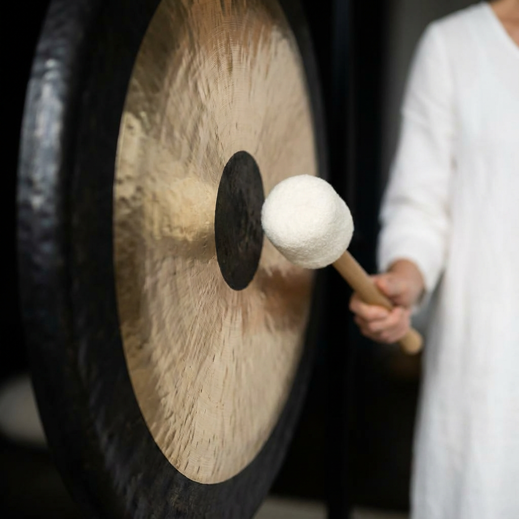 22 Inch Chau Gong with Stand - Chinese Instrument