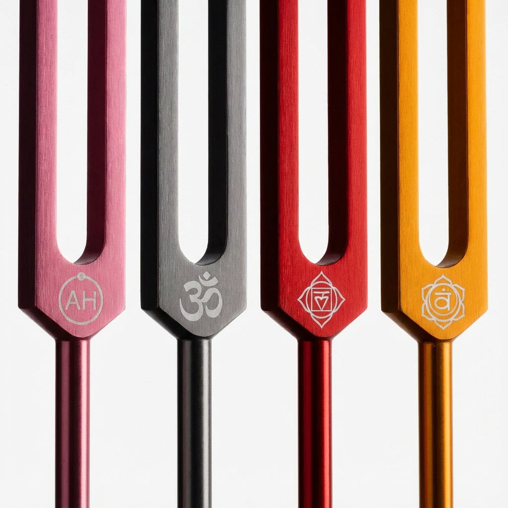 32pc Solfeggio,Chakra & Human Biology Tuning Fork FullSet