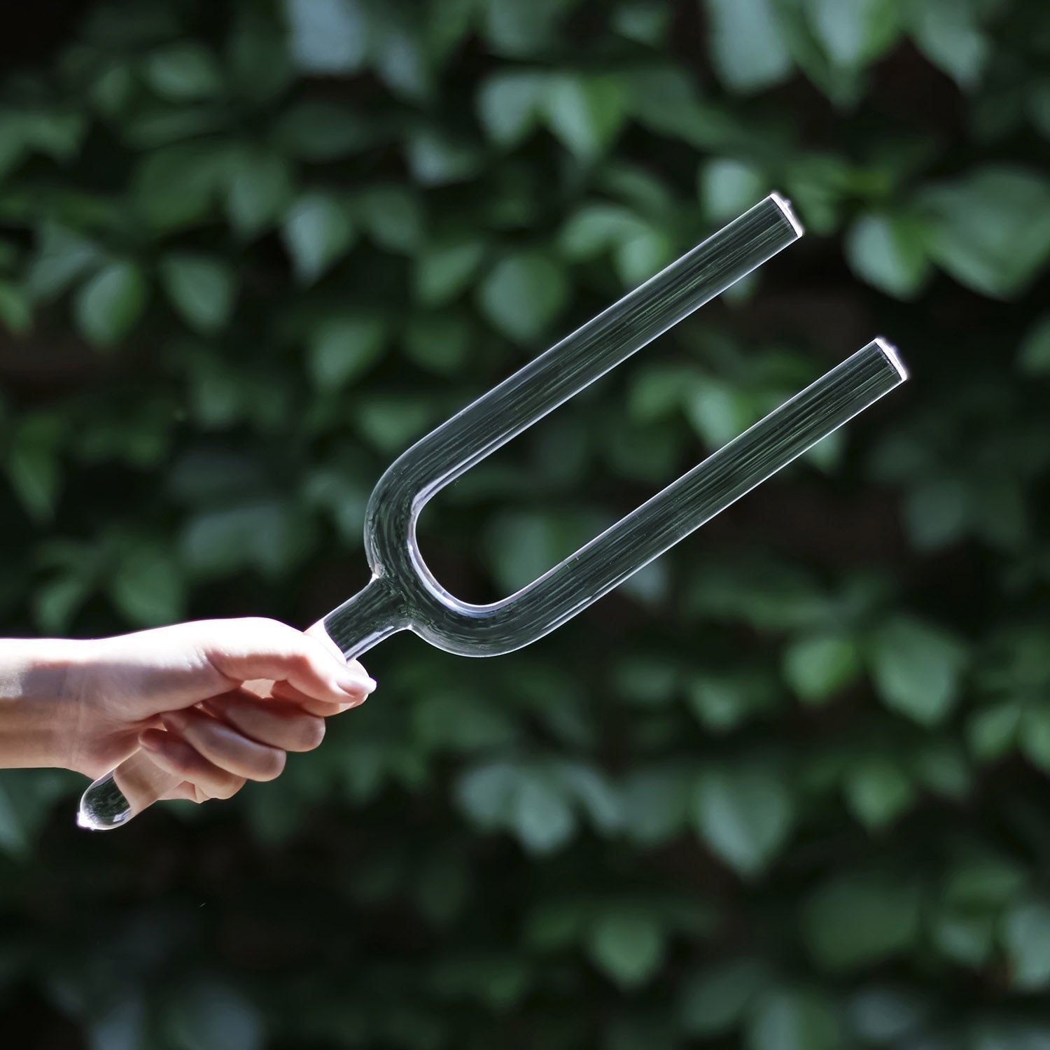 432 Hz Clear Crystal Tuning Fork for Healing