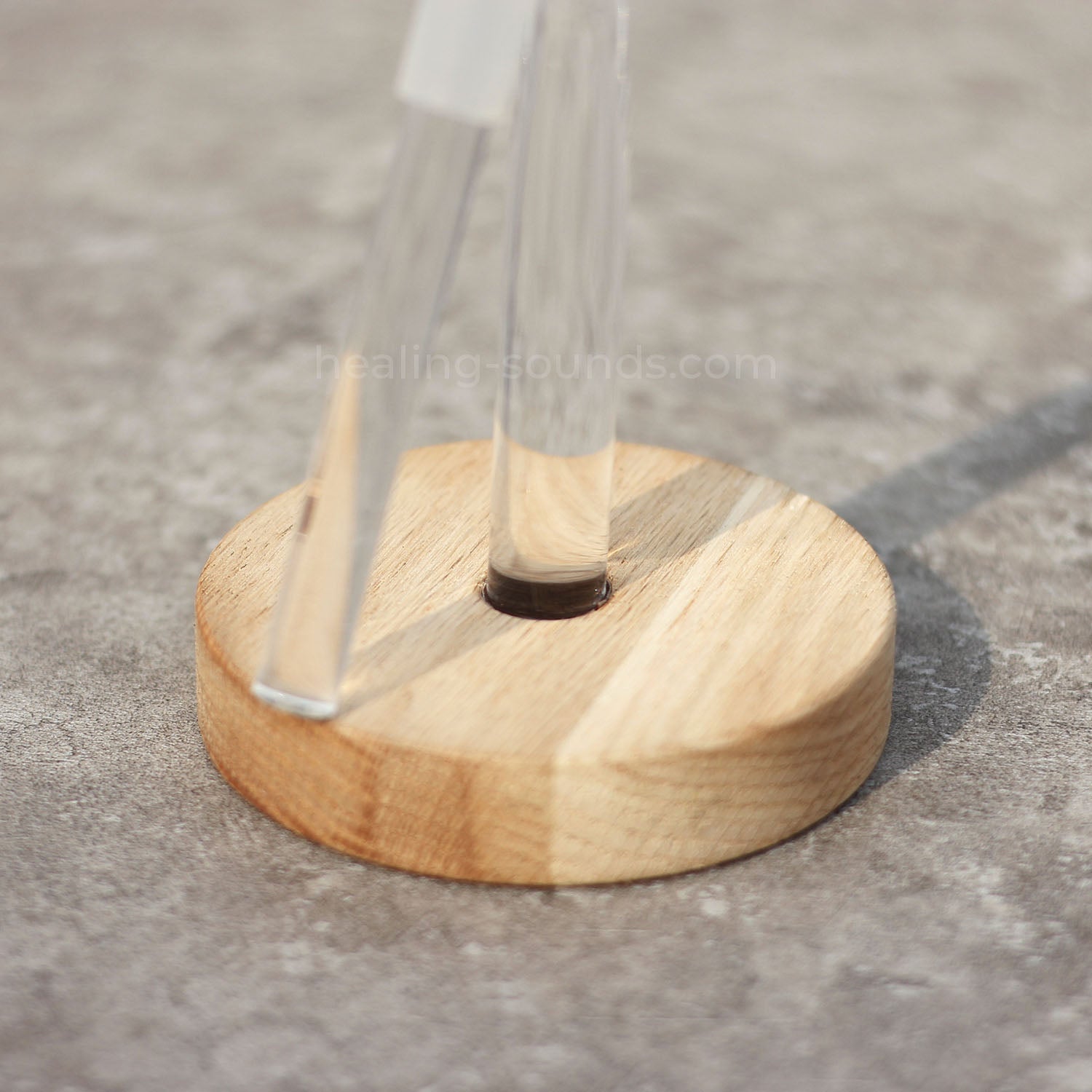 432 Hz Clear Crystal Tuning Fork Set with Box - 13pc - 10 mm