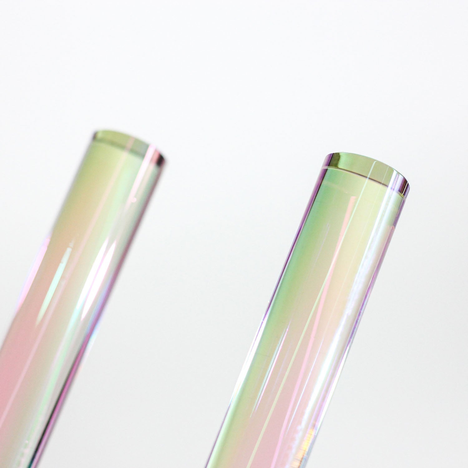 432 Hz Clear Rainbow Quartz Crystal Tuning Fork