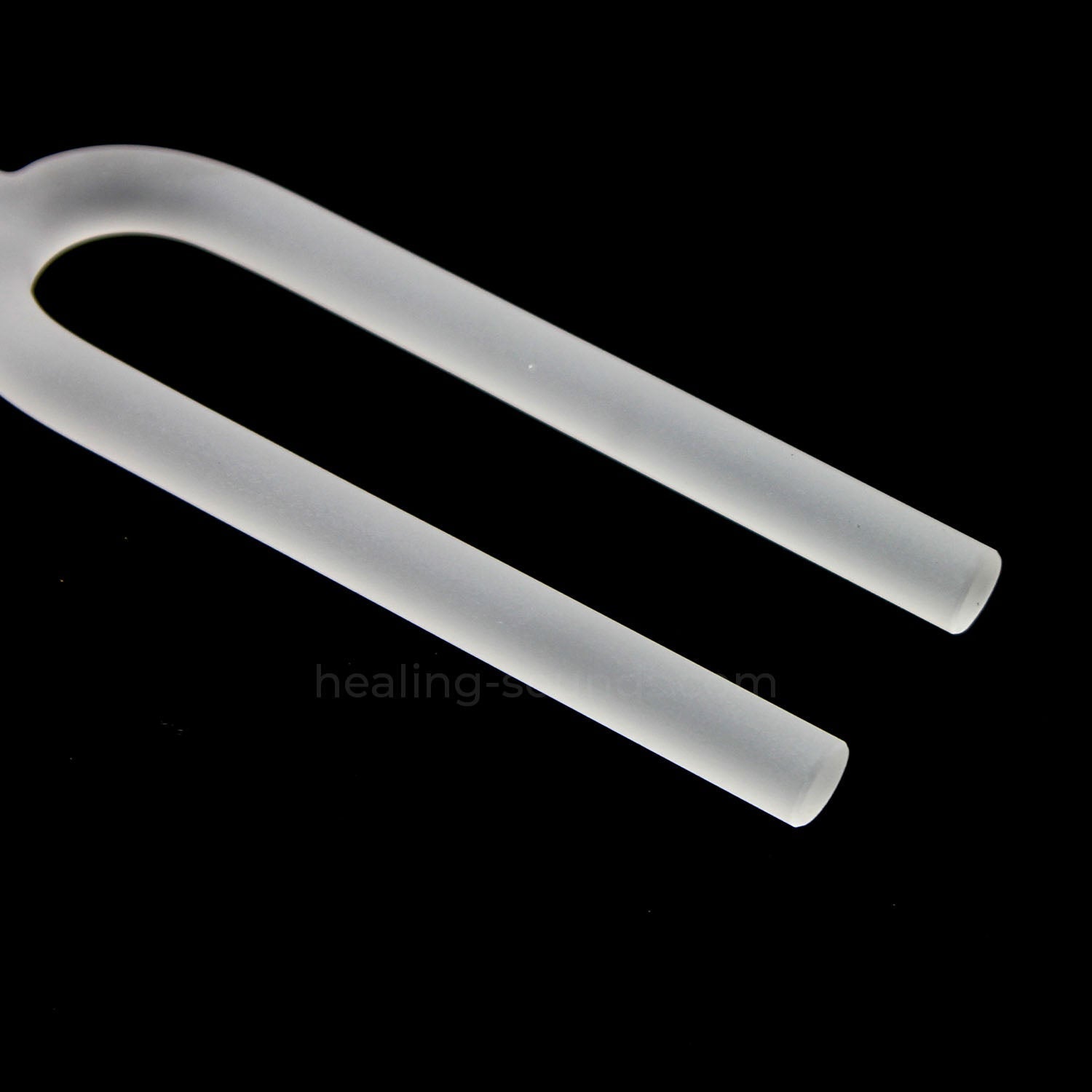 432 Hz Frosted Crystal Tuning Fork Set with Case - 8pc - 10 mm/20 mm