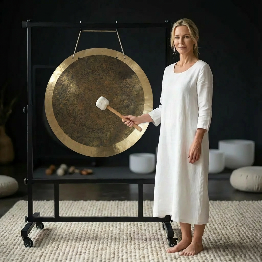 6" to 52" Eclipse Wind Gong Instrument for Meditation