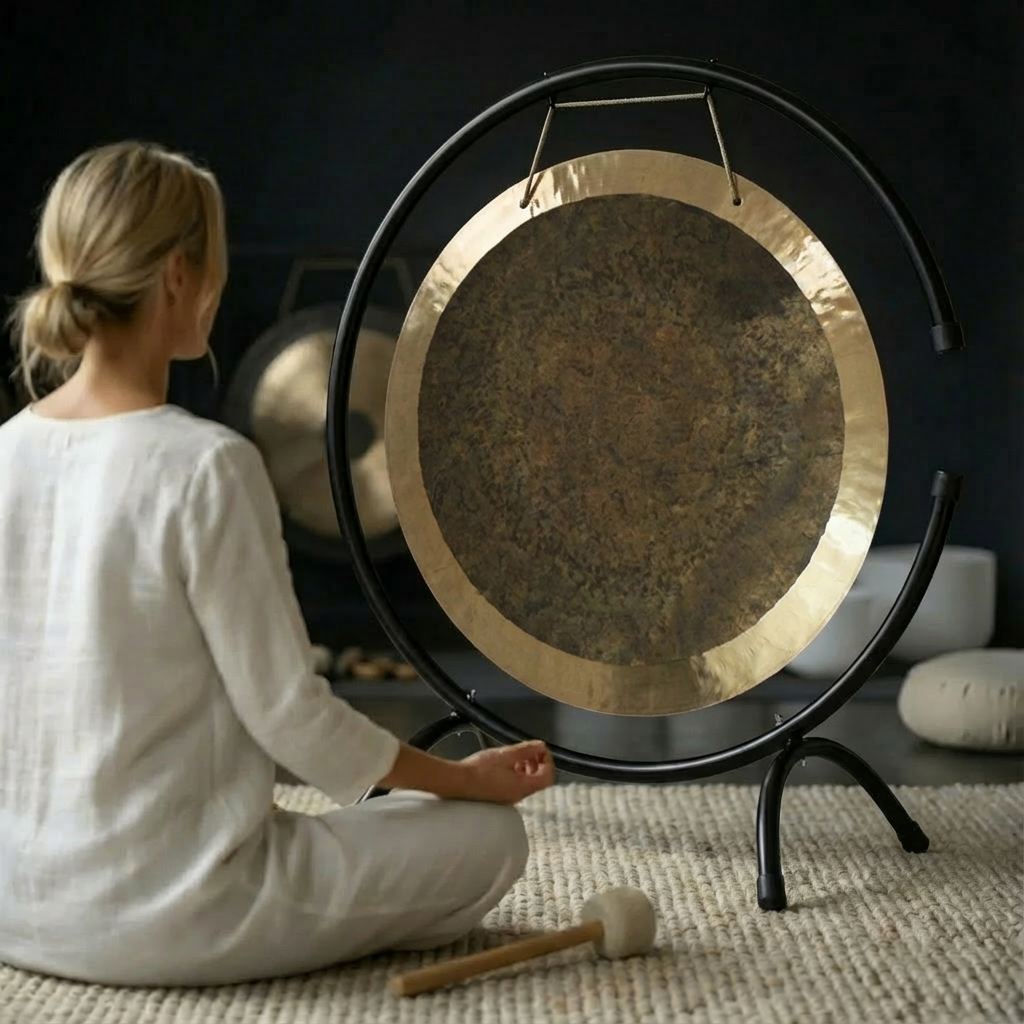 6" to 52" Eclipse Wind Gong Instrument for Meditation