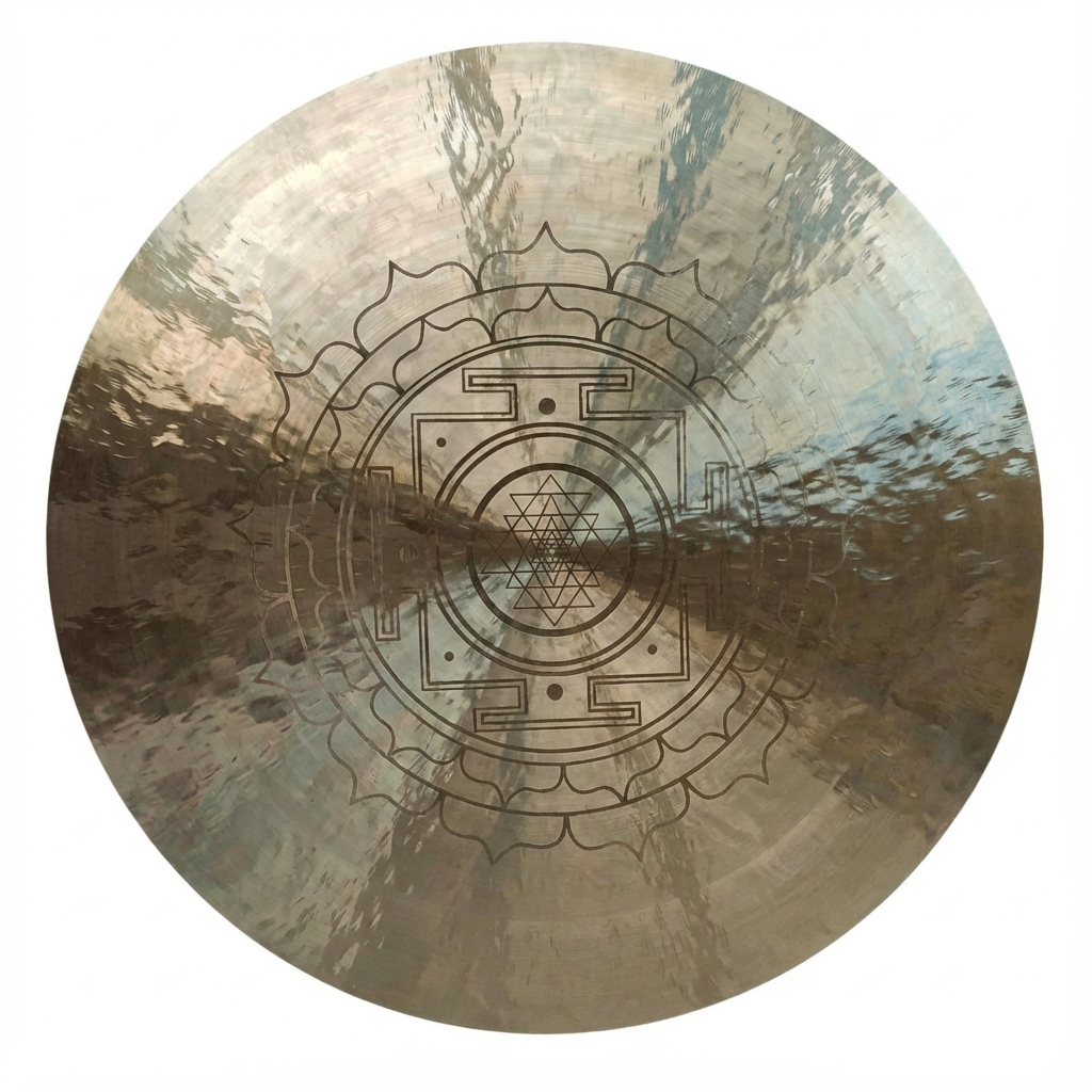 6 to 52 Inch Sri Yantra Wind Gong for Meditation