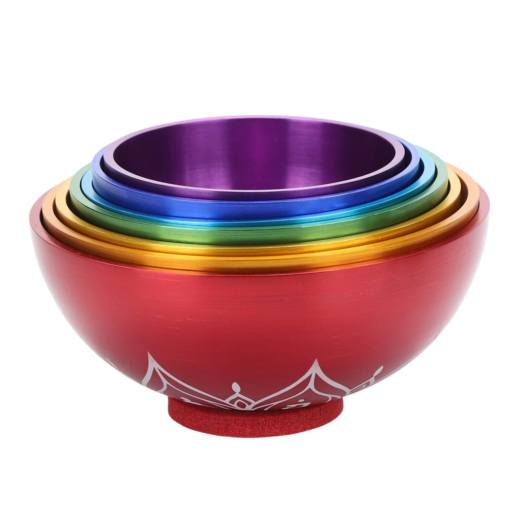 Schumann Frequency Tibetan Singing Bowl Set - 7 Pieces Chakra