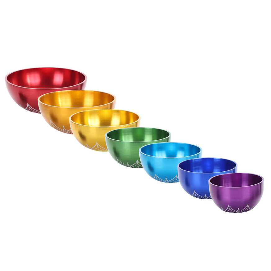 Schumann Frequency Tibetan Singing Bowl Set - 7 Pieces Chakra