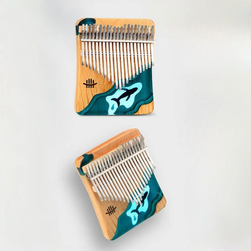 Beech Wood Kalimba 17 21 Keys Meditation Sound Healing