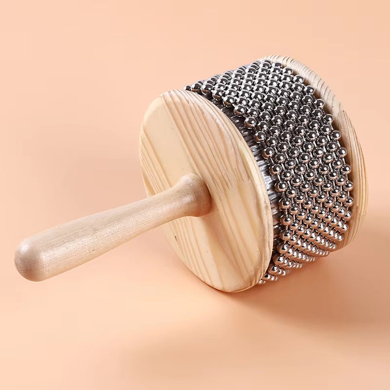 Cabasa Wooden Material Orff Instrument Music Toys Children Pop Hand Shaker Percussion Toys Kid Early Education Birthday Gifts