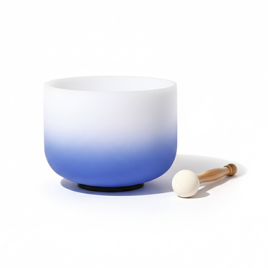 Indigo Aria Gradient A Note Crystal Singing Bowl