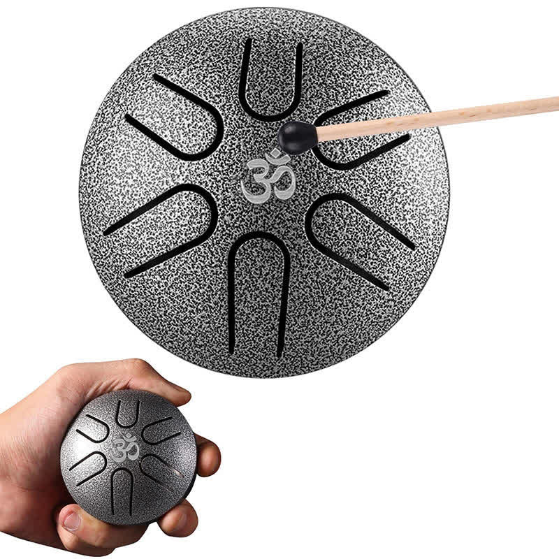 Mini Steel Tongue Drum 3 Inch for Meditation & Healing