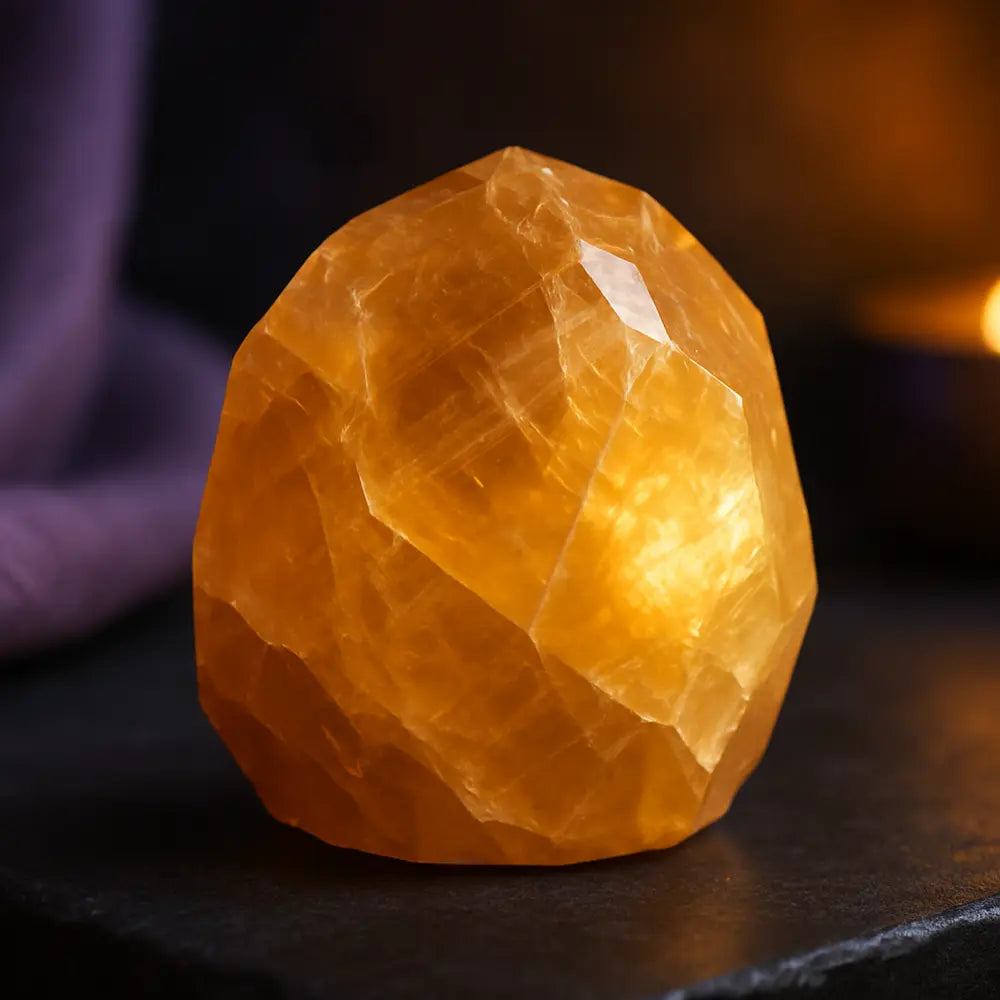 Honey Calcite Crystals | Healing Sounds
