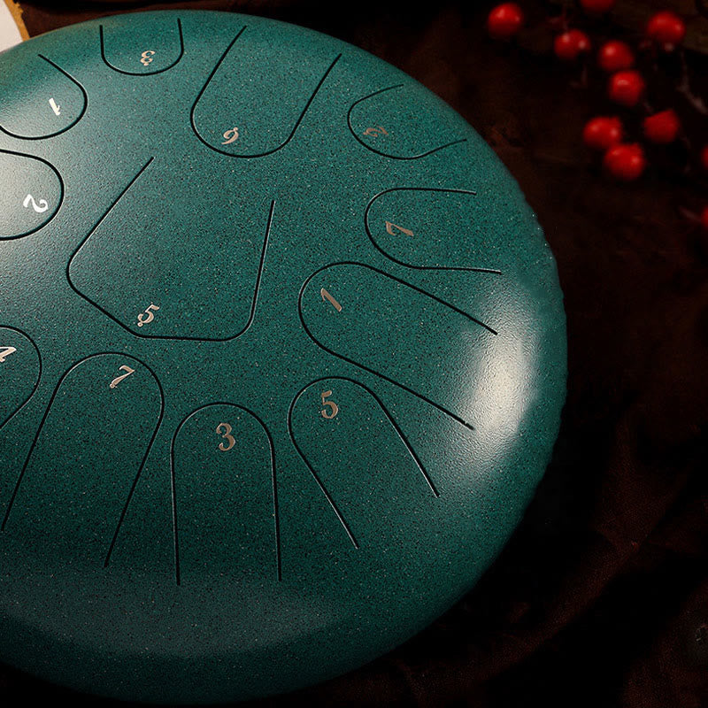 11-Note 8 Inch Steel Tongue Drum for Meditation & Mindfulness