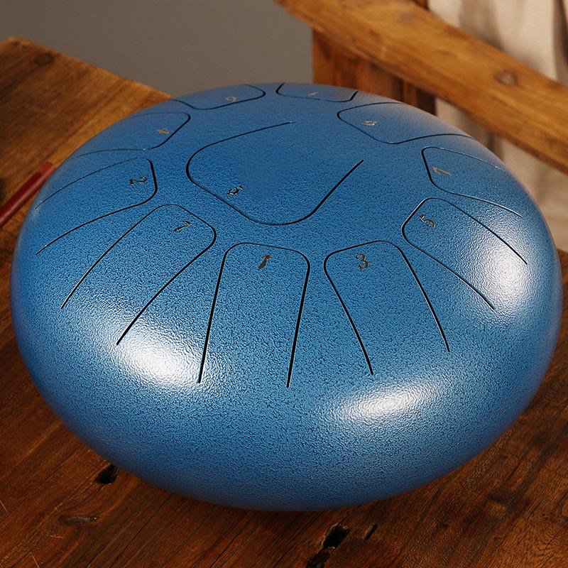 11-Note 8 Inch Steel Tongue Drum for Meditation & Mindfulness