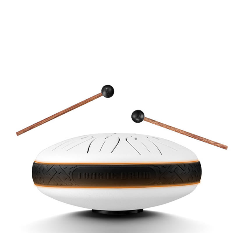 11 Note Steel Tongue Drum 6 Inch Meditation Lotus Kit