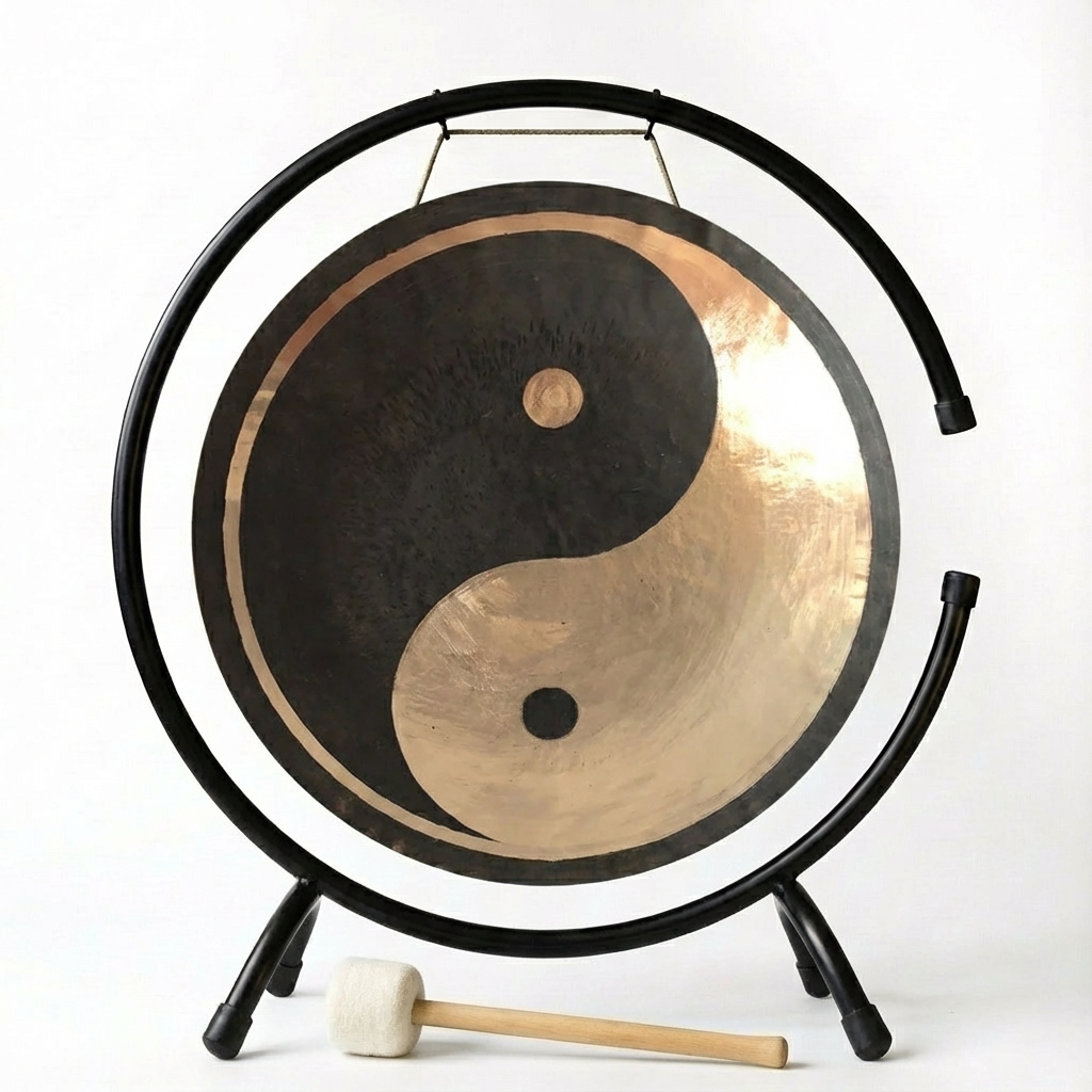12 to 48 Inch Yin Yang Wind Gong for Sound Healing