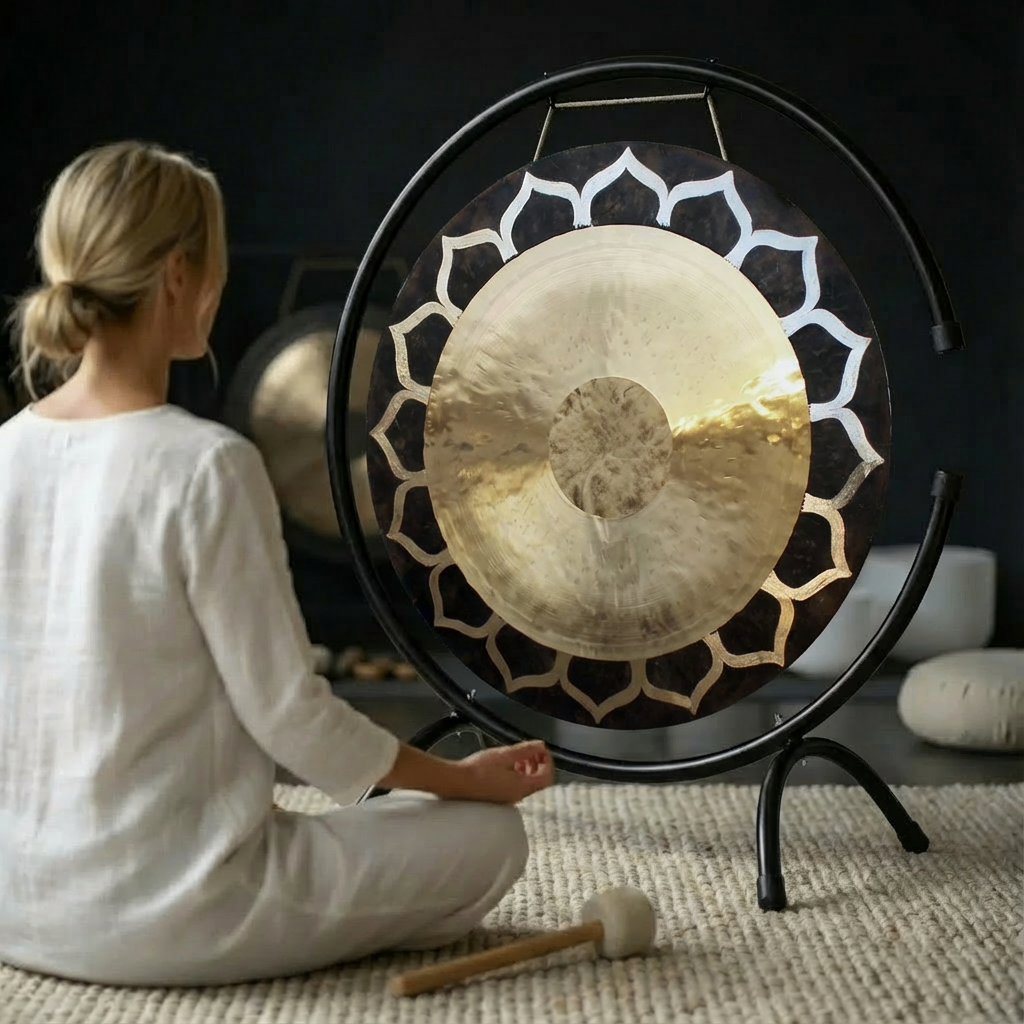 14 to 48 Inch Flower Lotus Wind Gong Instrument