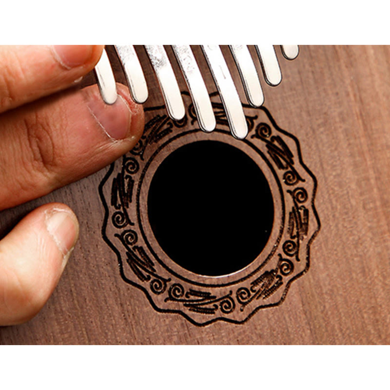 17 Key Mahogany Kalimba Meditation Thumb Piano