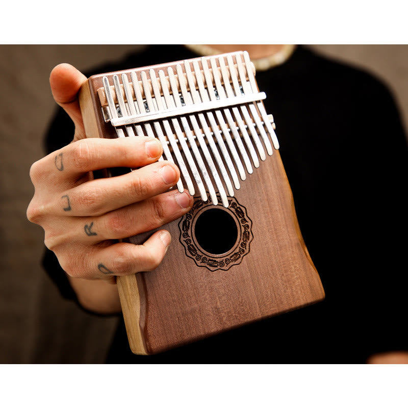 17 Key Mahogany Kalimba Meditation Thumb Piano