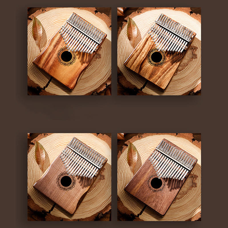 17 Key Mahogany Kalimba Meditation Thumb Piano