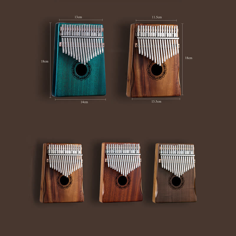 17 Key Mahogany Kalimba Meditation Thumb Piano