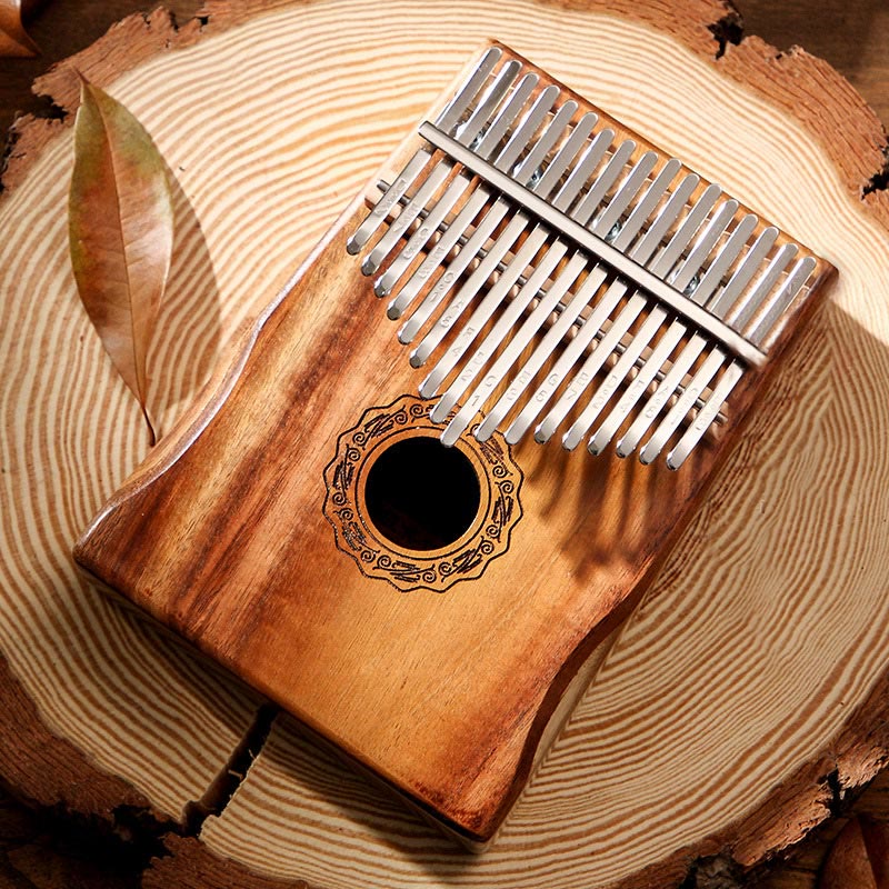 17 Key Mahogany Kalimba Meditation Thumb Piano