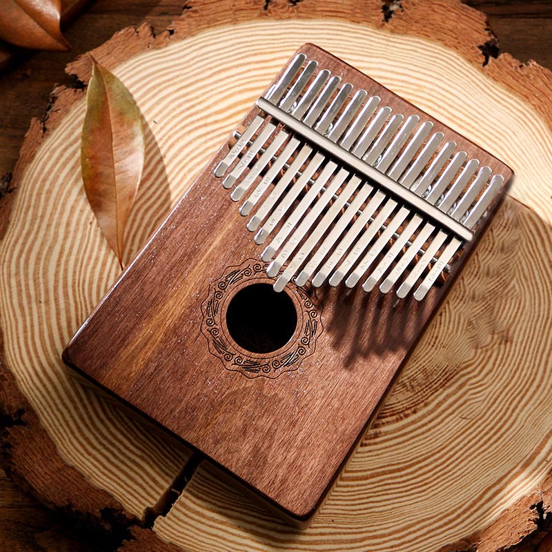 17 Key Mahogany Kalimba Meditation Thumb Piano