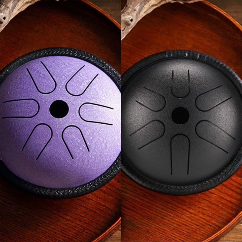 Steel Tongue Drum 6-Note Sound Healing Meditation 5.5 Inch