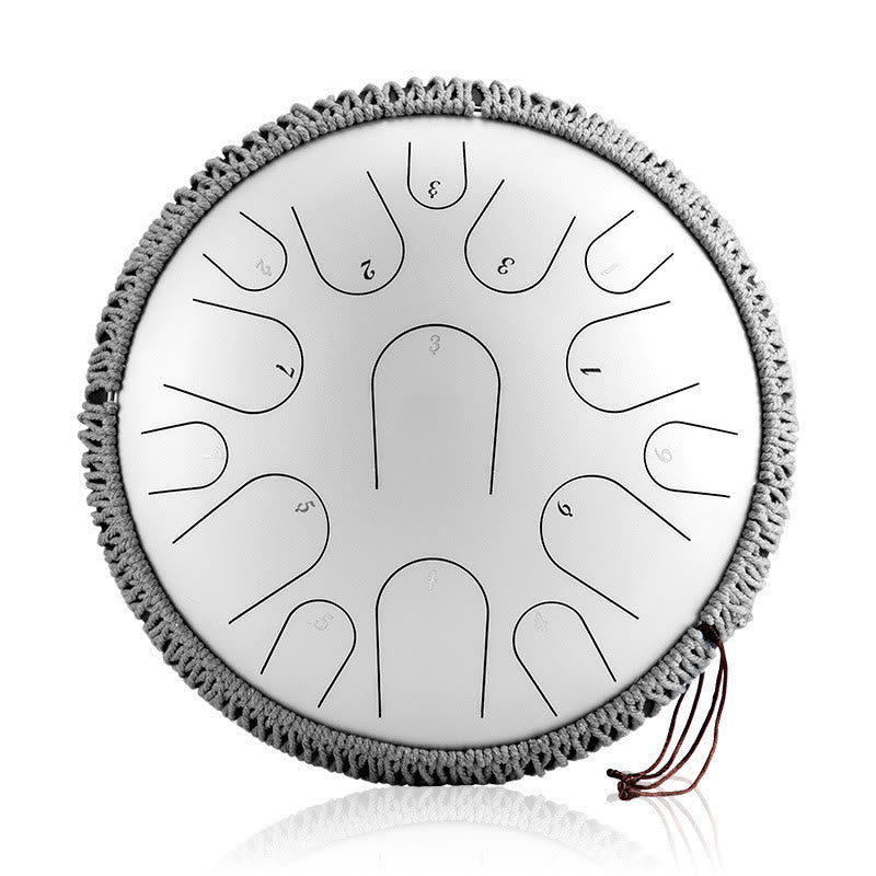 14-inch Steel Tongue Drum Meditation Kit for Mindfulness