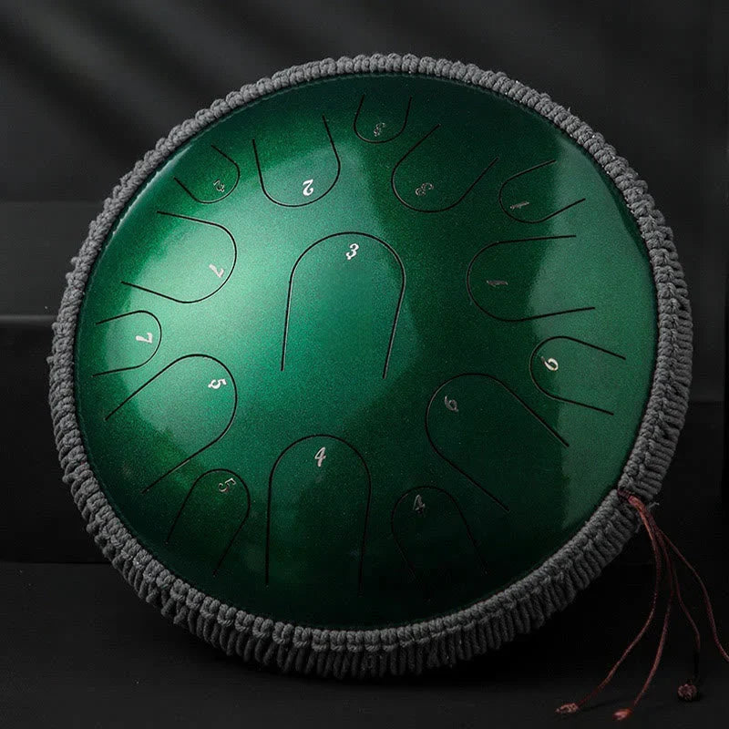 14 Inch Titanium Steel Tongue Drum, 15 Note C & D Major