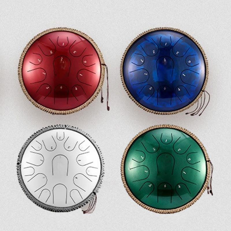 14-inch Steel Tongue Drum Meditation Kit for Mindfulness