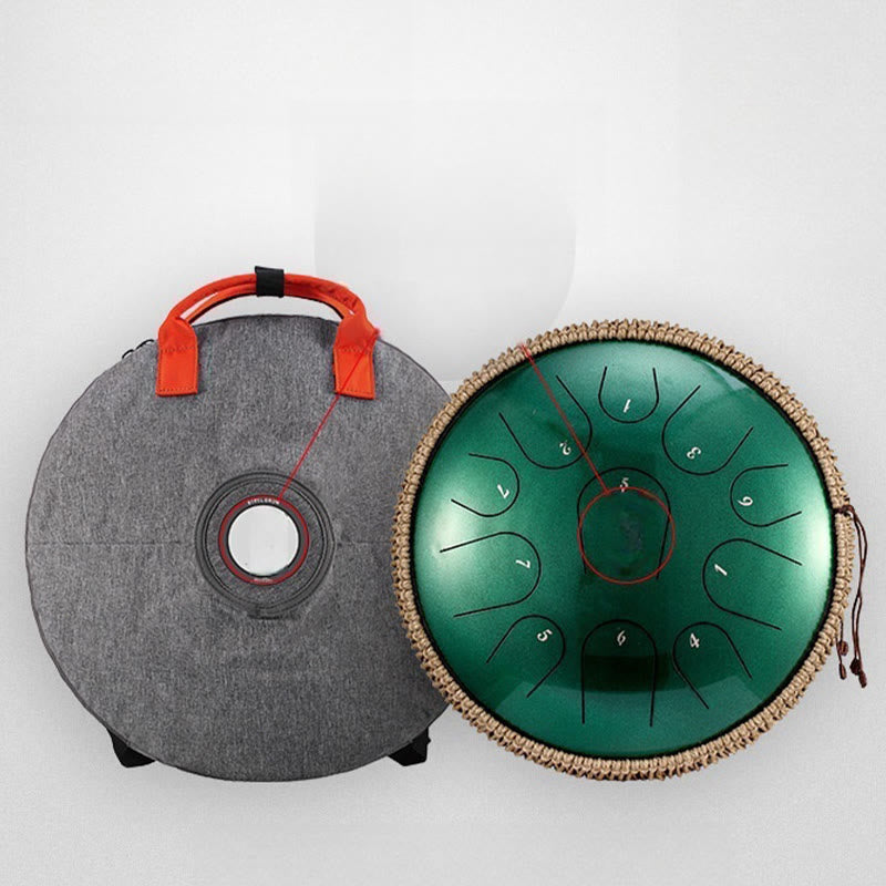 14-inch Steel Tongue Drum Meditation Kit for Mindfulness