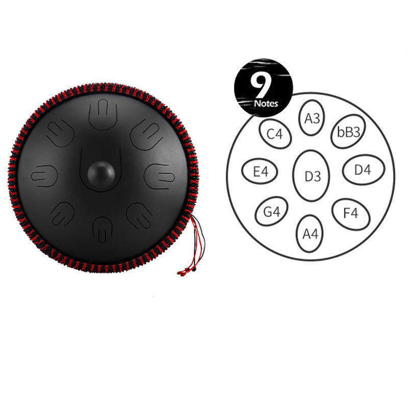 15 Inch Steel Tongue Drum Meditation Kit for Sound Healing