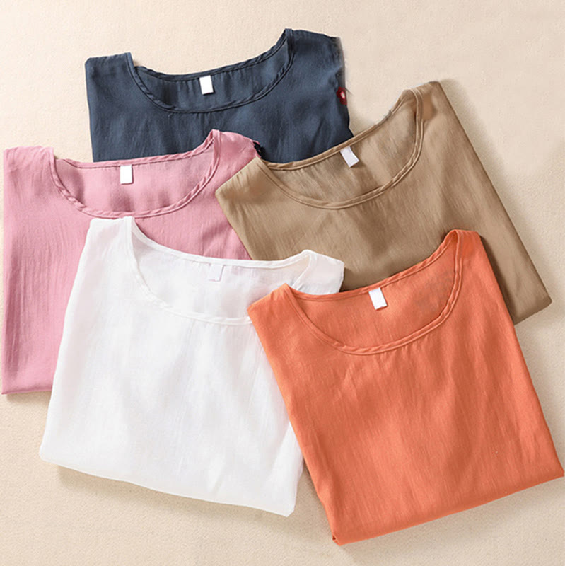 Cotton Linen Women's Embroidered Flower Vest for Spiritual Wear