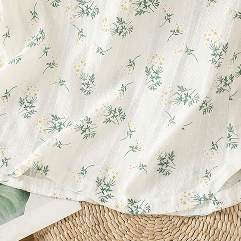 Women's Spiritual Cotton Vest with Chinese Frog-Button