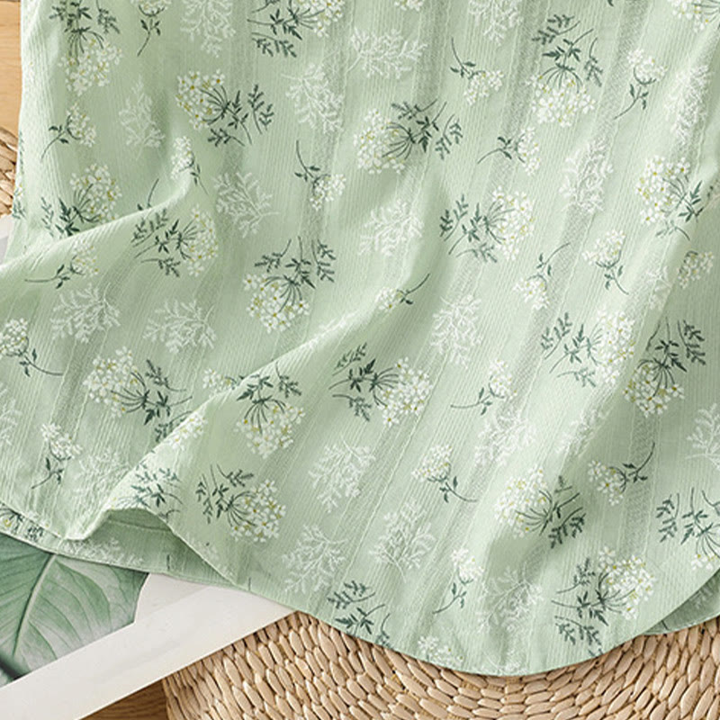 Women's Spiritual Cotton Vest with Chinese Frog-Button