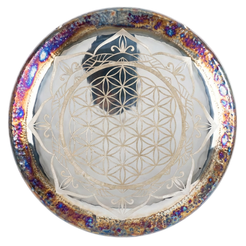 20" to 40" Luminous Gong Instrument - Flower of Life
