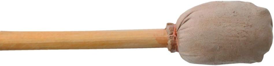 Wooden mallet with cloth-wrapped head for 20’’ Maya Shamanic Hand Drum Goat Skin
