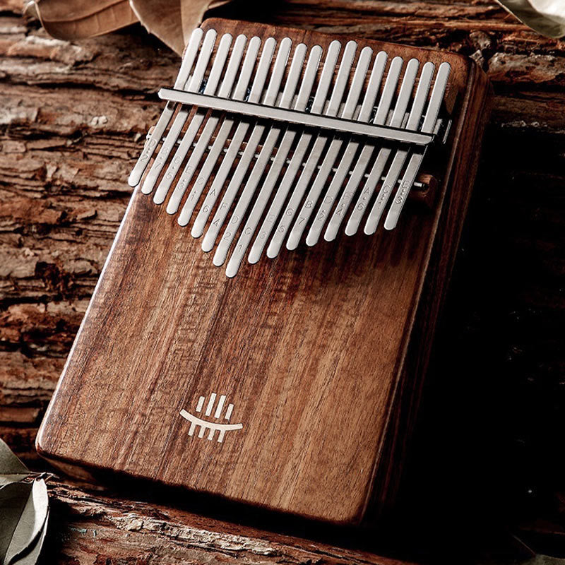 21 Key Walnut Kalimba Thumb Piano for Meditation