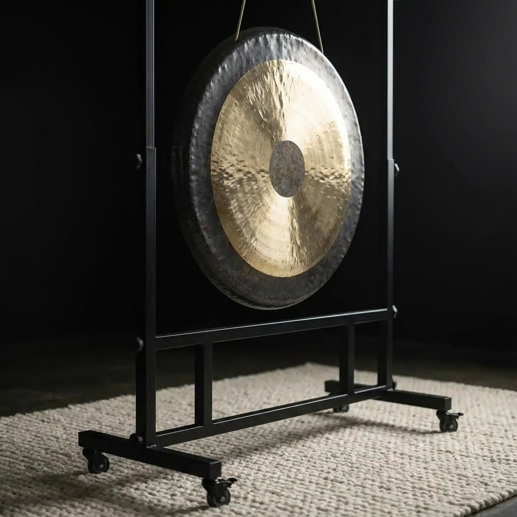 26 Inch Chinese Gong with Stand and Mallet - Percussion Instrument