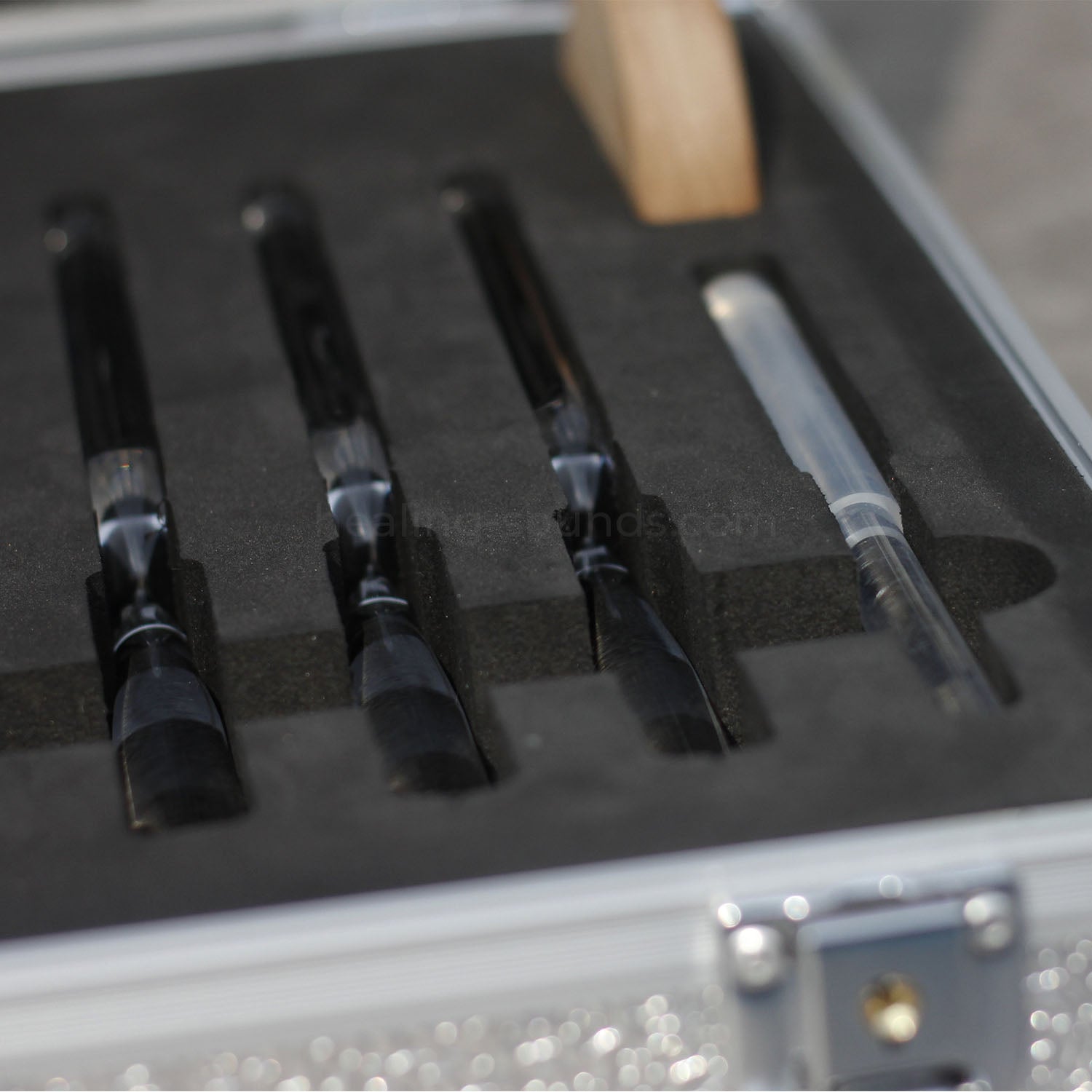 432 Hz Clear Crystal Tuning Fork Set with Box - 13pc - 10 mm