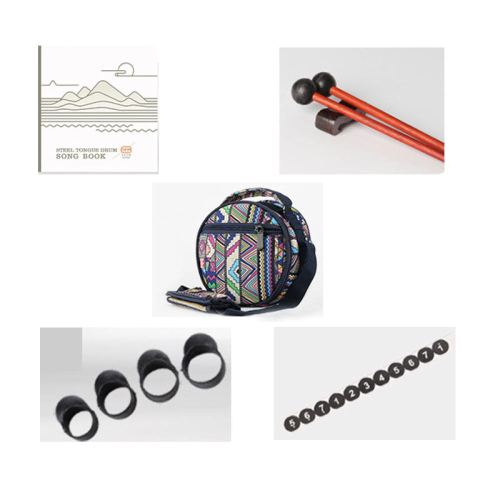 Colorful patterned circular crossbody bag with geometric tribal designs