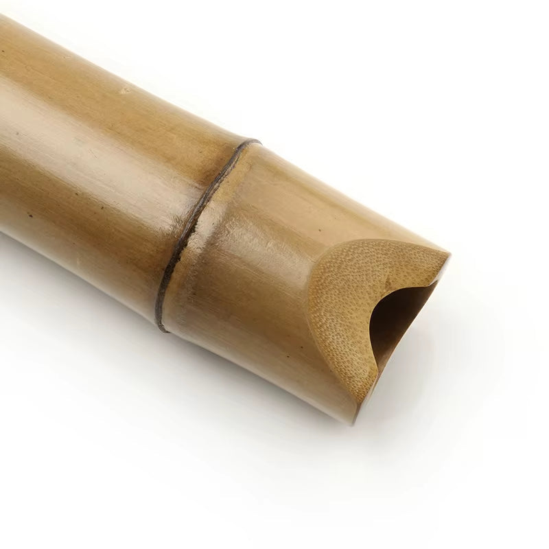 1.6 E Key Shakuhachi-Handmade Natural Bamboo Chinese Traditional Musical Instrument for Beginners Woodwind Flutes
