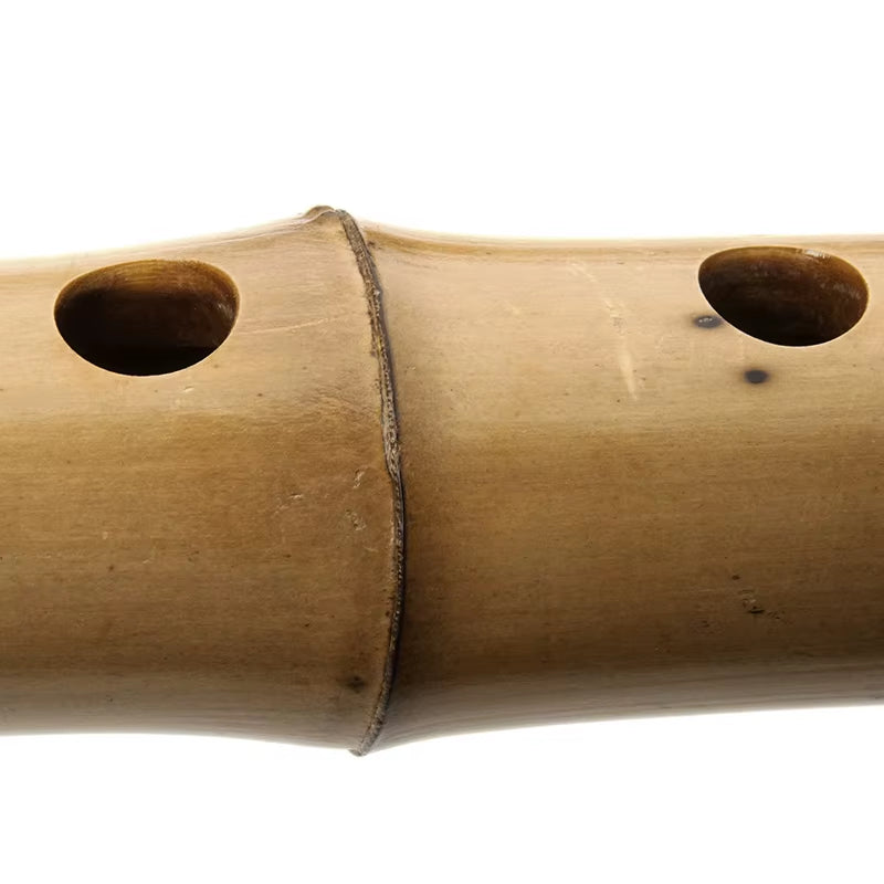 1.6 E Key Shakuhachi-Handmade Natural Bamboo Chinese Traditional Musical Instrument for Beginners Woodwind Flutes