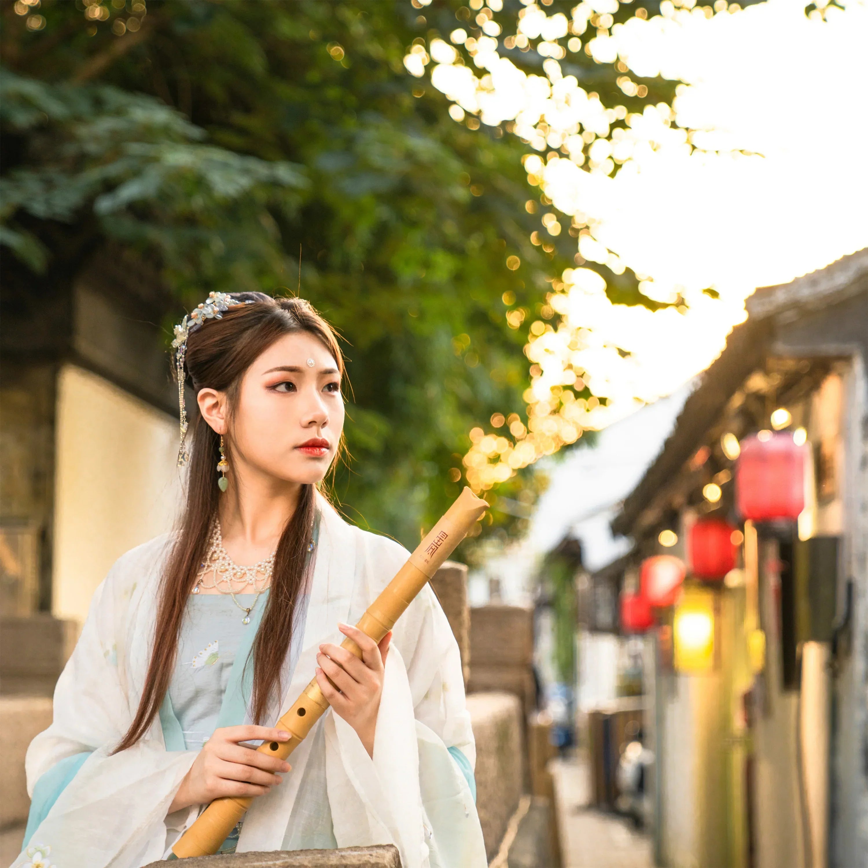 Shakuhachi-Japanese Resin Flute for Beginner, Japan Designed Musical Instrument, 1.8 D Key and the Bag