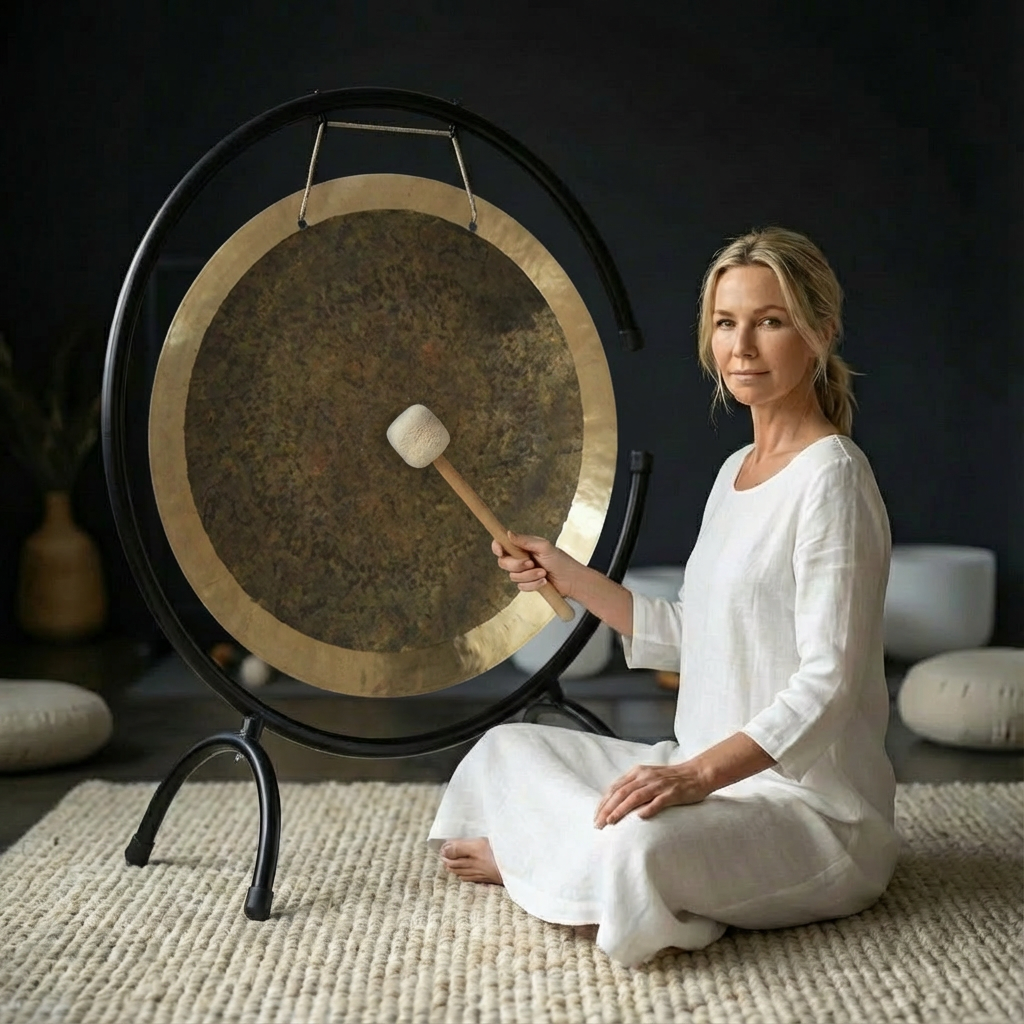 6" to 52" Eclipse Wind Gong Instrument for Meditation